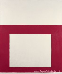 "Cool" serie nr. 1 (rood over wit) "Cool" serie nr. 1 (rood over wit)