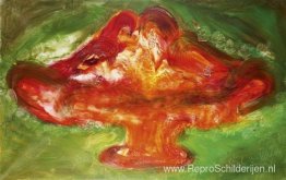 La grande rose voor een porseleinen de september La grande rose voor een porseleinen de september