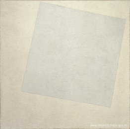 Suprematistische compositie: wit op wit Suprematistische compositie: wit op wit