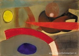 Compositie met rode strik Compositie met rode strik