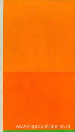 Helder oranje met groen Helder oranje met groen