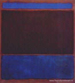 Nr. 3 (helderblauw, bruin, donkerblauw op wijn) Nr. 3 (helderblauw, bruin, donkerblauw op wijn)