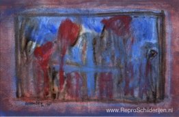 Een Italiaans landschap met bomen Een Italiaans landschap met bomen