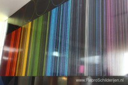 Muurschildering in de Foyer van de Founders in Hamilton Muurschildering in de Foyer van de Founders in Hamilton