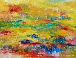 Amerikaans landschap: berg met archaïsche vormen Amerikaans landschap: berg met archaïsche vormen