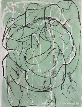 Post kalligrafische tekening Post kalligrafische tekening