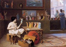 Schilderen blaast leven in beeldhouwkunst Schilderen blaast leven in beeldhouwkunst