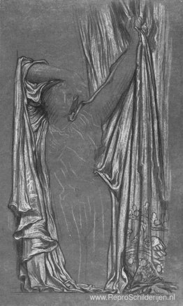 Draperie. Studie voor The Last Watch of Hero. Draperie. Studie voor The Last Watch of Hero.