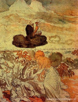 Profeet Elia in de woestijn Profeet Elia in de woestijn