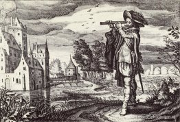 Vroege afbeelding van een "Nederlandse telescoop" Vroege afbeelding van een "Nederlandse telescoop"