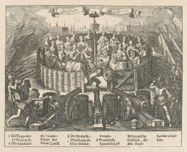 Allegorie die de Pacificatie van Gent uitbeeldt Allegorie die de Pacificatie van Gent uitbeeldt