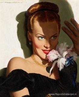 Meisje met een orchidee Meisje met een orchidee