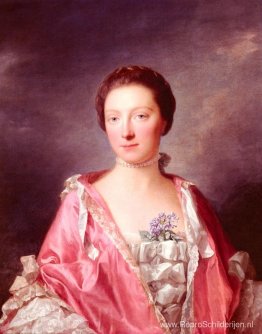 Portret van Elizabeth Gunning, hertogin van Argyll Portret van Elizabeth Gunning, hertogin van Argyll