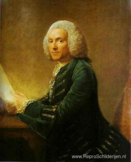 Portret van Dr.William Hunter Portret van Dr.William Hunter
