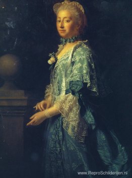 Portret van Augusta van Saksen Gotha, prinses van Wales Portret van Augusta van Saksen Gotha, prinses van Wales