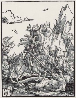 De St. George die de drakenkunst doodt De St. George die de drakenkunst doodt