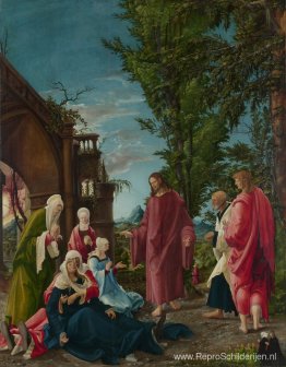 Christus neemt afscheid van zijn moeder Christus neemt afscheid van zijn moeder