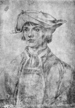 Portret van Lucas van Leiden Portret van Lucas van Leiden