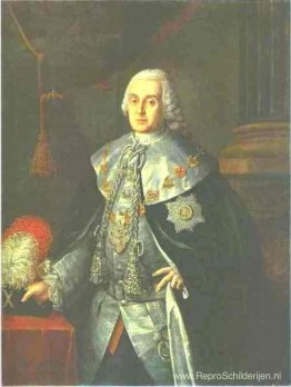 Portret van opperbevelhebber, graaf William W.Fermor Portret van opperbevelhebber, graaf William W.Fermor