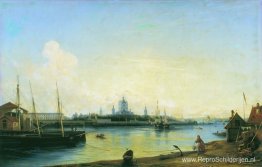 Smolny gezien vanaf Bolsjaja Okhta Smolny gezien vanaf Bolsjaja Okhta