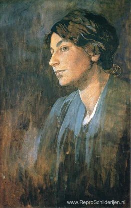 Portret van Marushka, de vrouw van de kunstenaar Portret van Marushka, de vrouw van de kunstenaar