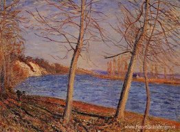 Rivieroever bij Veneux Rivieroever bij Veneux