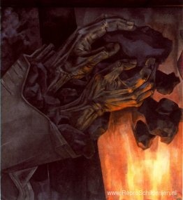 Muurschildering van Mina (detail) Muurschildering van Mina (detail)