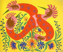 Deze vogel kijkt in alle vier de richtingen Deze vogel kijkt in alle vier de richtingen