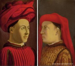 Portretten van twee leden van de Medici-familie Portretten van twee leden van de Medici-familie
