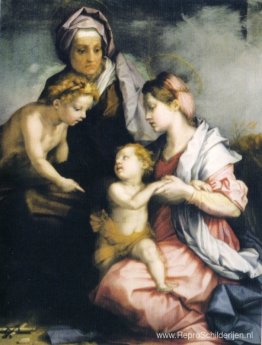 Madonna en Kind met St. Elizabeth en St. Johannes de Doper Madonna en Kind met St. Elizabeth en St. Johannes de Doper