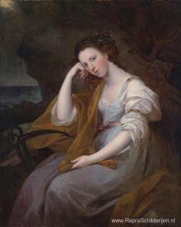 Portret van Louisa Leveson Gower als Spes (godin van de hoop) Portret van Louisa Leveson Gower als Spes (godin van de hoop)
