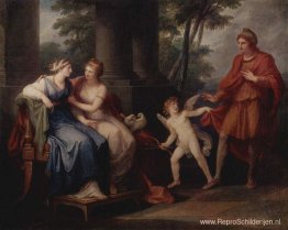 Venus overtuigt Helen om Paris te horen Venus overtuigt Helen om Paris te horen