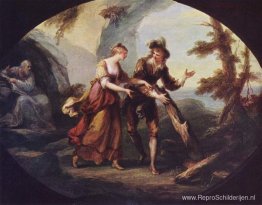 Scène met Miranda en Ferdinand Scène met Miranda en Ferdinand