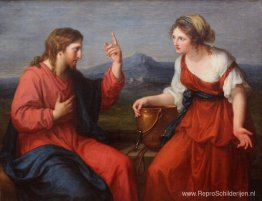 Christus en de Samaritaanse vrouw bij de bron Christus en de Samaritaanse vrouw bij de bron