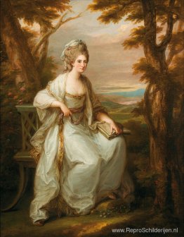 Portret van Anne Loudon, Lady Henderson van Fordall Portret van Anne Loudon, Lady Henderson van Fordall