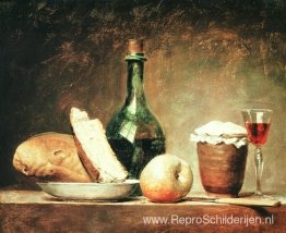 Stilleven met ronde fles Stilleven met ronde fles