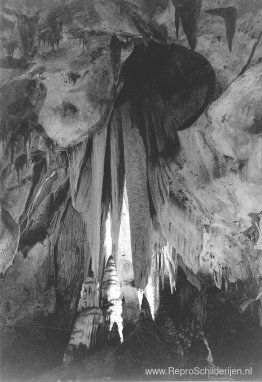 Onyxgordijnen in de Papoose Room, Carlsbad Caverns Onyxgordijnen in de Papoose Room, Carlsbad Caverns