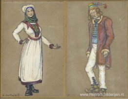 Schetsen van kostuums voor "Peer Gynt" Schetsen van kostuums voor "Peer Gynt"