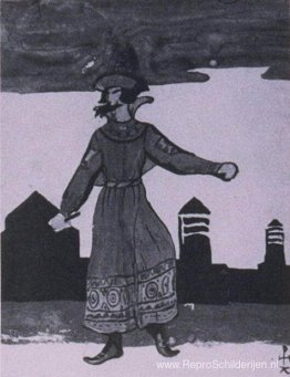 Schets van kostuums voor "Snow Maiden" Schets van kostuums voor "Snow Maiden"