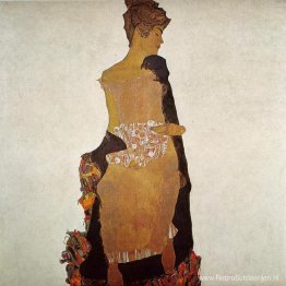 Portret van Gerti Schiele Portret van Gerti Schiele