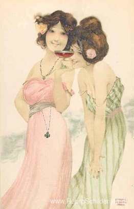 Meisjes met geluksbrengers Meisjes met geluksbrengers