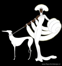 In het theater, Ebony en White In het theater, Ebony en White