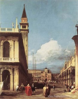 De Piazzetta, kijkend naar de klokkentoren De Piazzetta, kijkend naar de klokkentoren