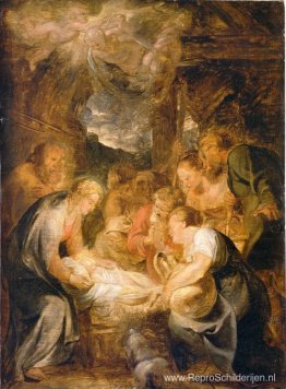 Aanbidding van de herders Aanbidding van de herders