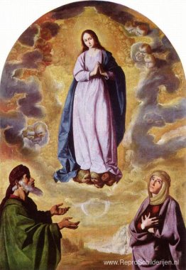 De Onbevlekte Ontvangenis met Sint-Joachim en Sint-Anna De Onbevlekte Ontvangenis met Sint-Joachim en Sint-Anna