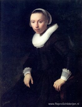 Een portret van een jonge vrouw Een portret van een jonge vrouw