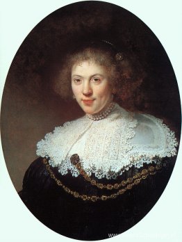 Vrouw die een gouden ketting draagt Vrouw die een gouden ketting draagt