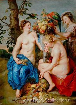 Ceres met twee nimfen Ceres met twee nimfen