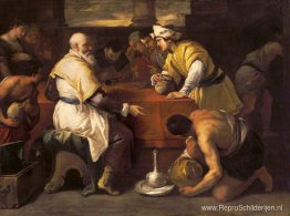 De gelijkenis van de verloren zoon. Zijn deel ontvangen De gelijkenis van de verloren zoon. Zijn deel ontvangen