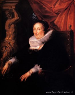 Portret van de vrouw van Johan Wierts Portret van de vrouw van Johan Wierts